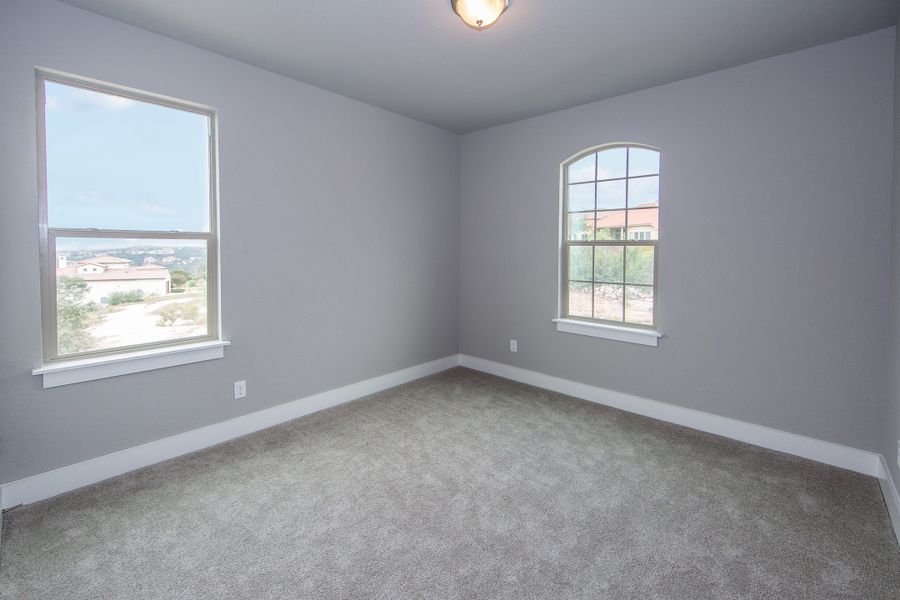 Representative unfurnished interior of a home built from the The Malta by Whitestone Custom Homes in Johnson Ranch, Bulverde (Image 19).