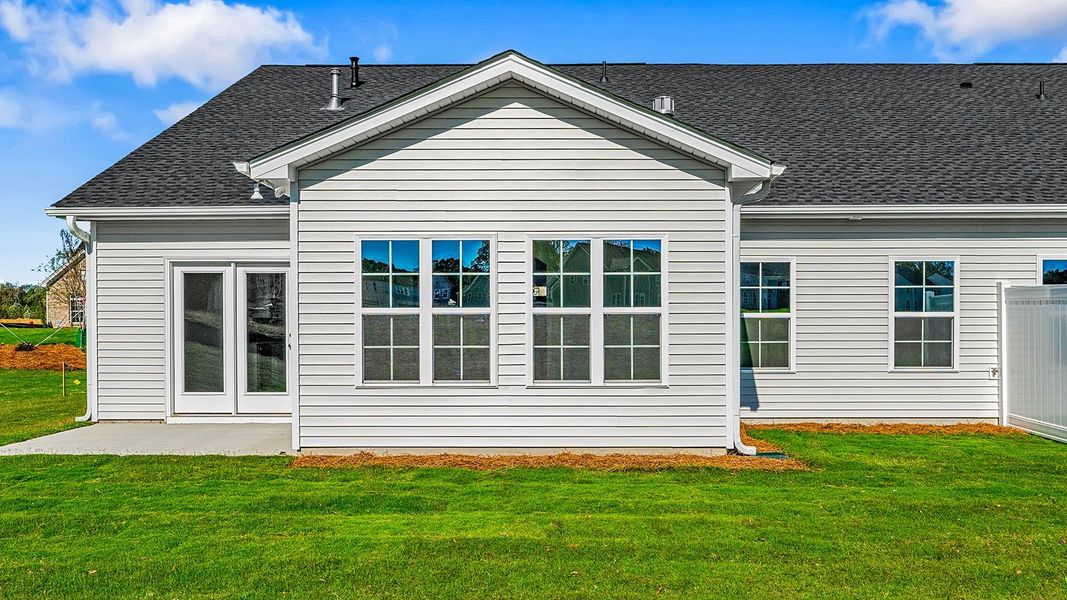 Exterior details and patio area of a home in Fieldstone, Lexington (Image 2).