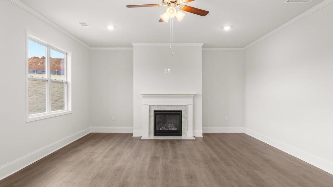 Spacious, unfurnished interior of a new home in Thalley Creek Estates, Cumming (Image 16). Spacious, unfurnished interior of a new home in Thalley Creek Estates, Cumming (Image 16).