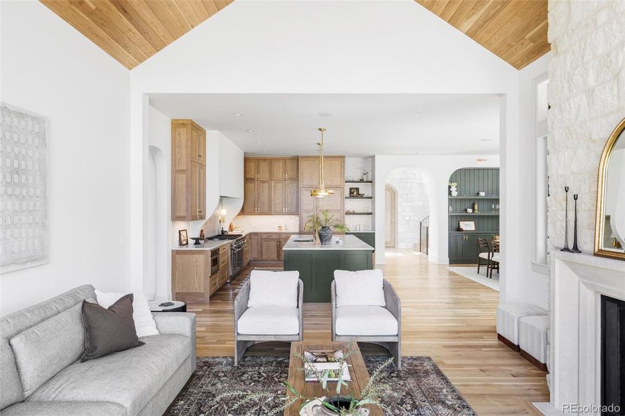 Furnished interior view inside a new home in , Denver (Image 8). Furnished interior view inside a new home in , Denver (Image 8).