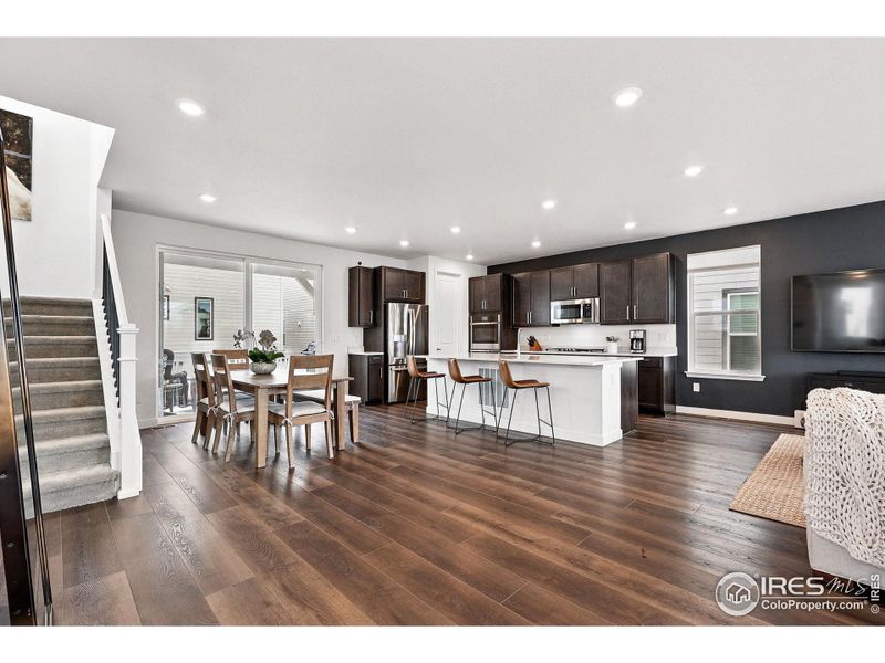 Furnished interior view inside a new home in Silo: The Skyline Collection, Lafayette (Image 22).