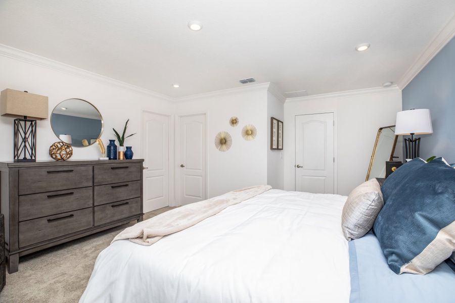 Furnished interior view inside a new home in Mirada, San Antonio (Image 10).