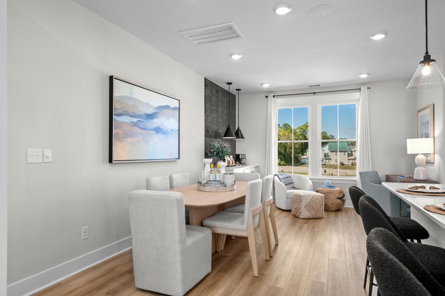 Furnished interior view inside a new home in , North Charleston (Image 11).