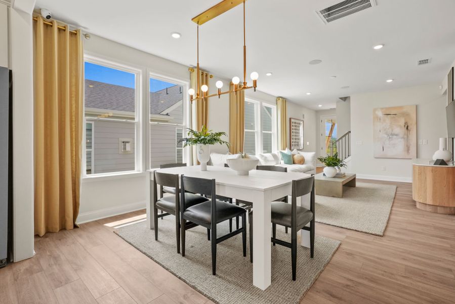 Representative furnished interior of a home built from the Compass by Del Webb in Del Webb Carolina Ridge, Midland (Image 11).