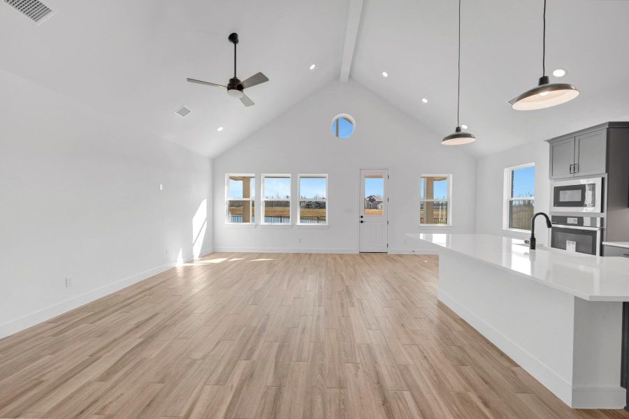 Bright and airy living space