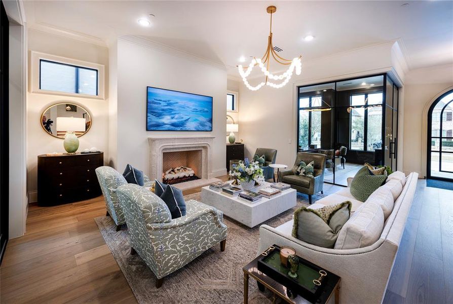 Furnished interior view inside a new home in , Southlake (Image 22).