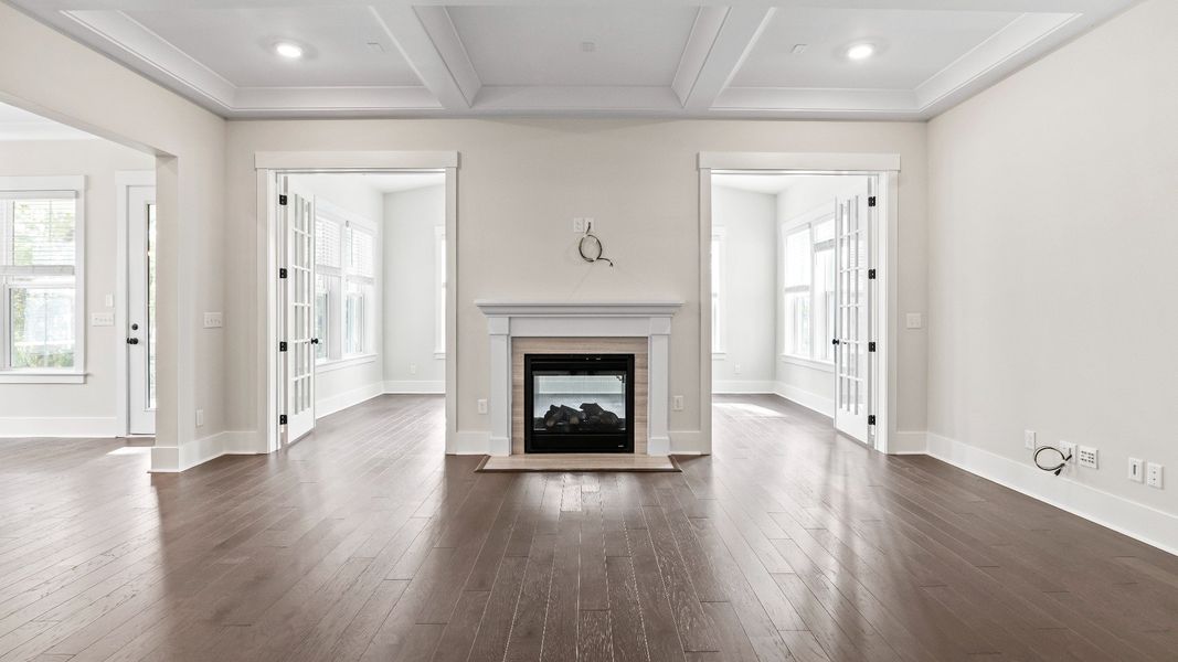 Representative furnished interior of a home built from the Stonehaven  II by DRB Homes in Oak Landing, Mount Pleasant (Image 8).