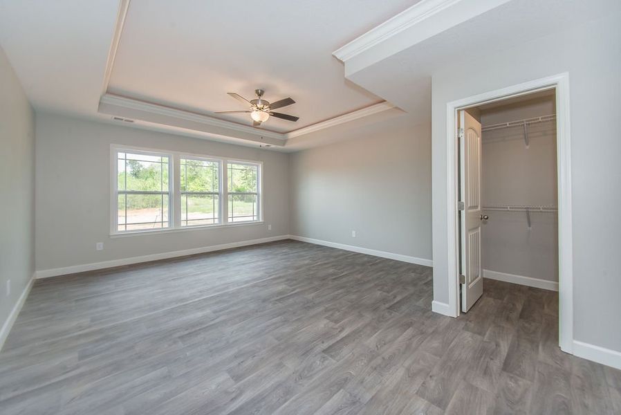 Representative unfurnished interior of a home built from the Beaumont by Enchanted Homes in Guadalupe Heights, Seguin (Image 51).