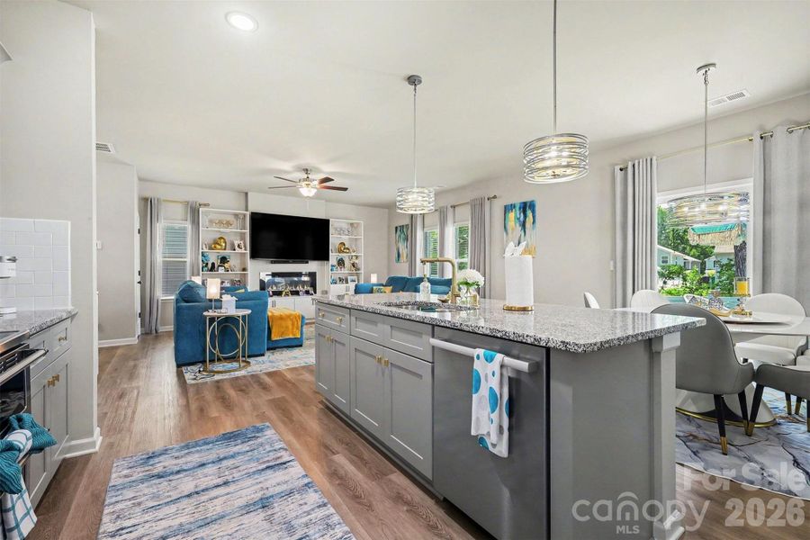 Furnished interior view inside a new home in StoneyGreen Homes, Charlotte (Image 12).