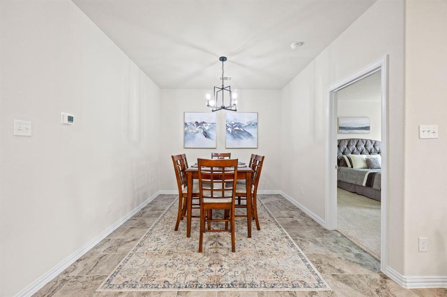 Furnished interior view inside a new home in Deberry Reserve, Royse City (Image 17). Furnished interior view inside a new home in Deberry Reserve, Royse City (Image 17).