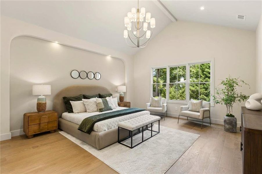 Furnished interior view inside a new home in , Brookhaven (Image 42).