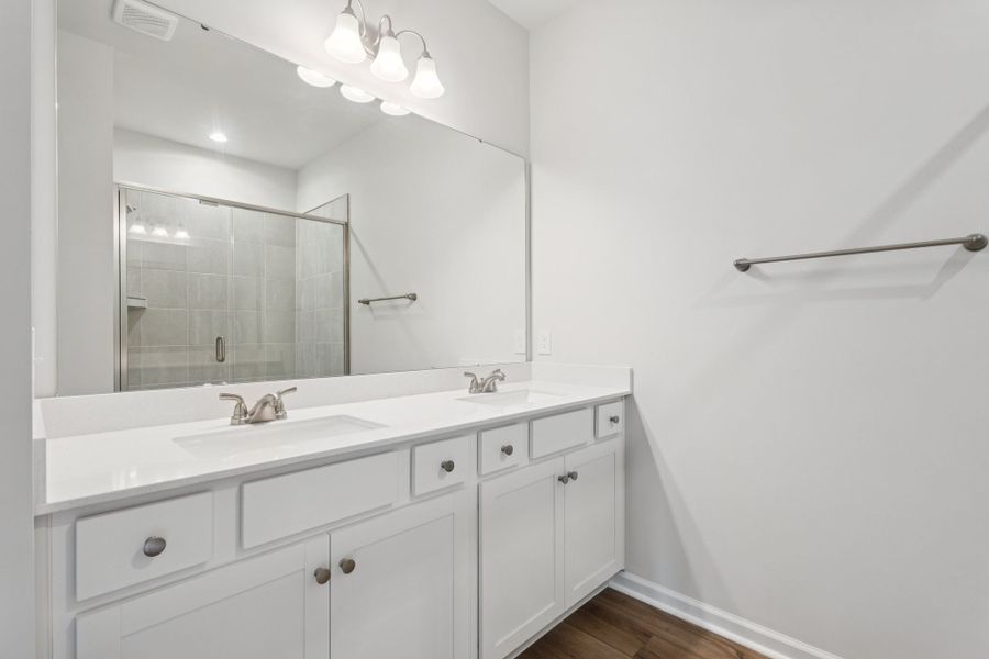 Furnished interior view inside a new home in Lakeview Village, Charlotte (Image 7). Furnished interior view inside a new home in Lakeview Village, Charlotte (Image 7).