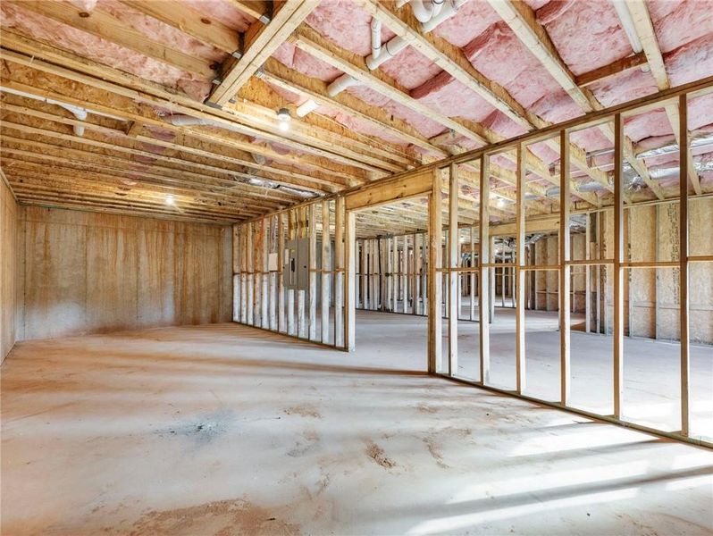 In-progress construction of a new home in , Buford, GA (Image 71).