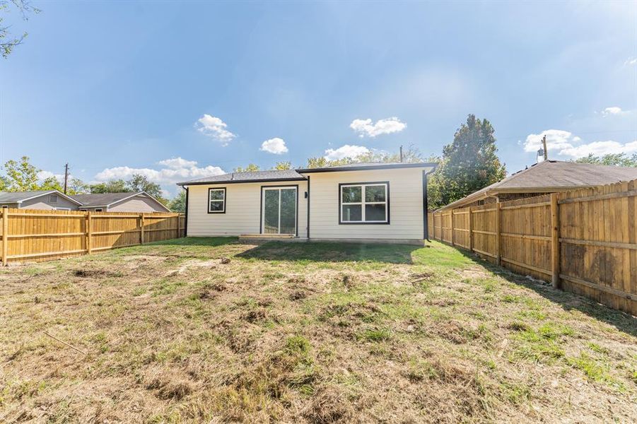 Exterior details and patio area of a home in , Sulphur Springs (Image 15). Exterior details and patio area of a home in , Sulphur Springs (Image 15).