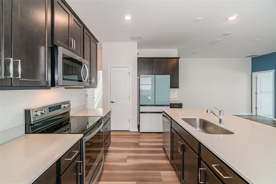 Furnished interior view inside a new home in , Clermont (Image 11).
