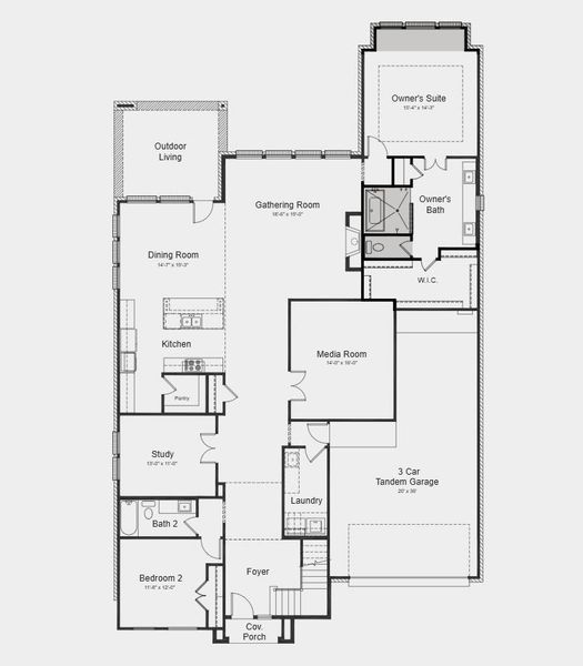 Additional Highlights Include: freestanding soaking tub located within large walk in shower, bay window at primary suite, gas line to patio for future outdoor grill.