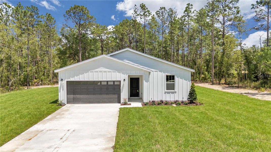 Actual Completed Home Ready to Move In