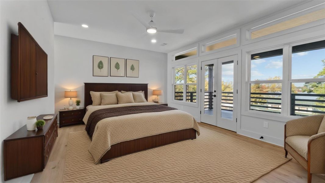 Furnished interior view inside a new home in , Livingston (Image 10).