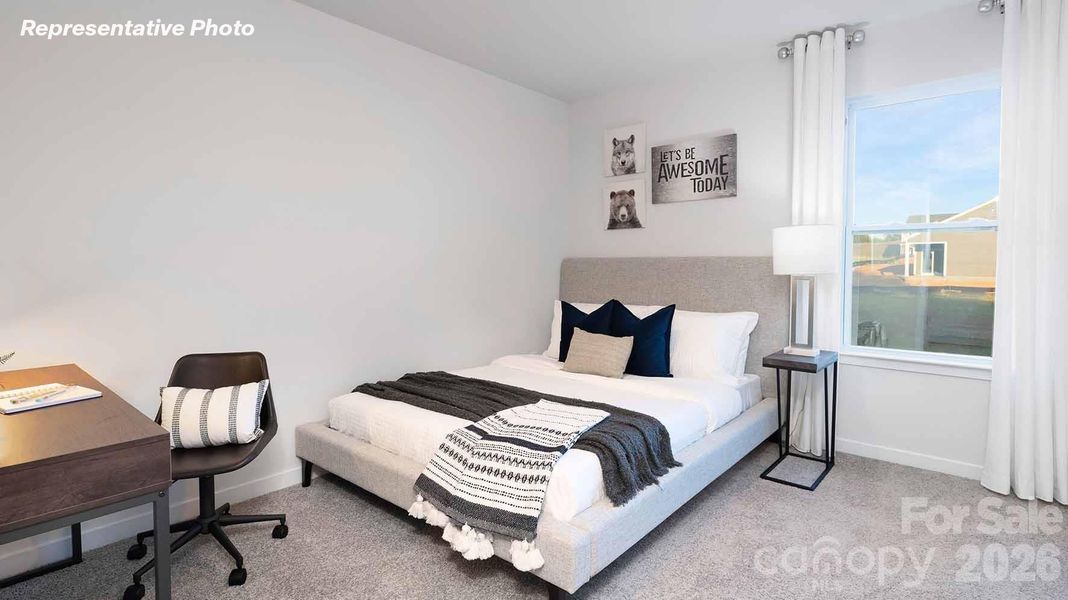Furnished interior view inside a new home in Brinkley Ridge, Kings Mountain (Image 18).