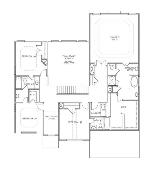 2D floor plan layout for the Brookhaven by Peachtree Building Group in The Landing at Miller’s Ferry, Adairsville, GA (Image 3). 2D floor plan layout for the Brookhaven by Peachtree Building Group in The Landing at Miller’s Ferry, Adairsville, GA (Image 3).
