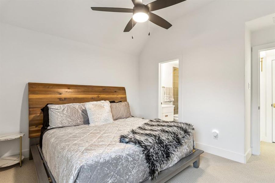 Furnished interior view inside a new home in , The Colony (Image 29).