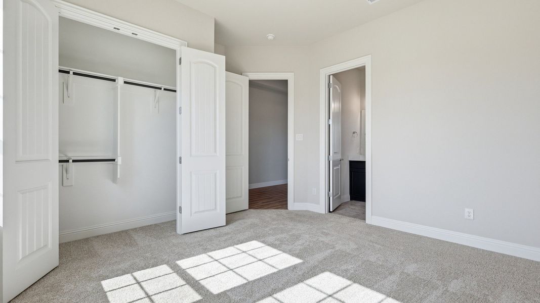 Furnished interior view inside a new home in Green Meadows Classic, Celina (Image 9). Furnished interior view inside a new home in Green Meadows Classic, Celina (Image 9).