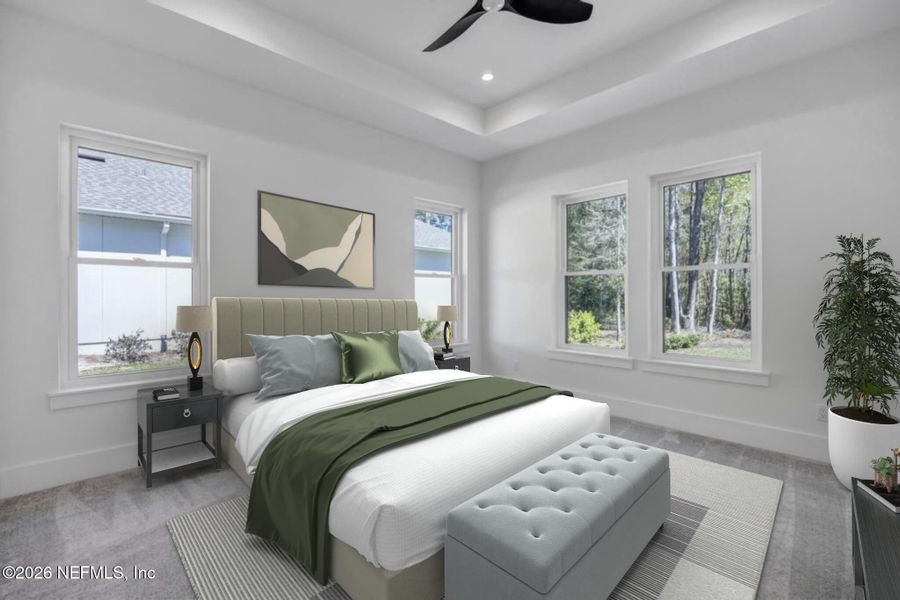 Furnished interior view inside a new home in , St. Augustine (Image 8).