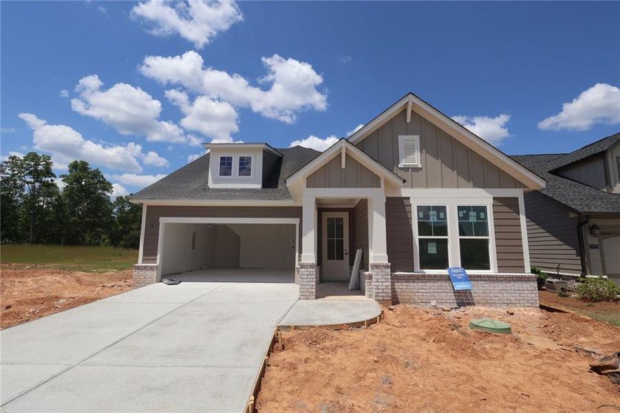 In-progress construction of a new home in Crescent Pointe at Great Sky, Canton, GA (Image 5).