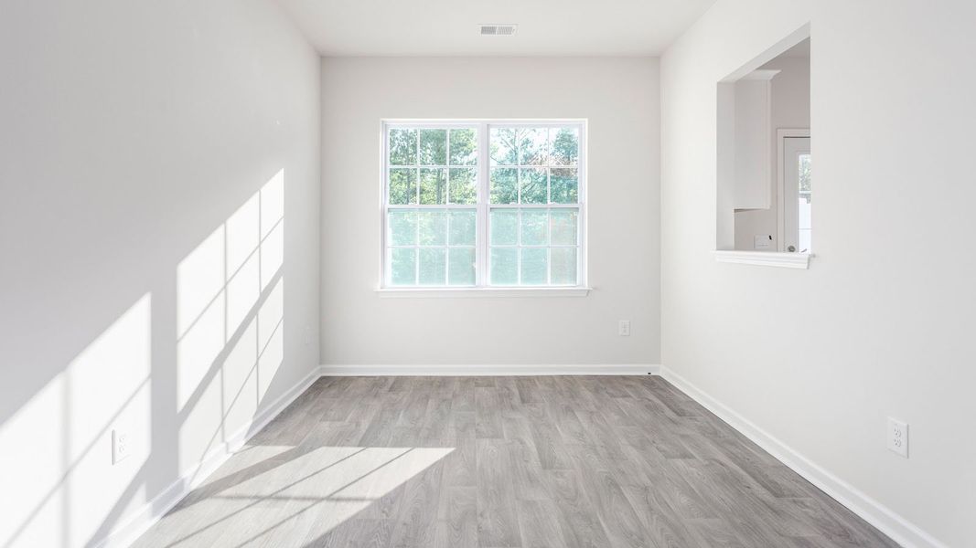 Representative unfurnished interior of a home built from the NEWTON - EXPRESS by D.R. Horton in Glennview, Kernersville (Image 9).