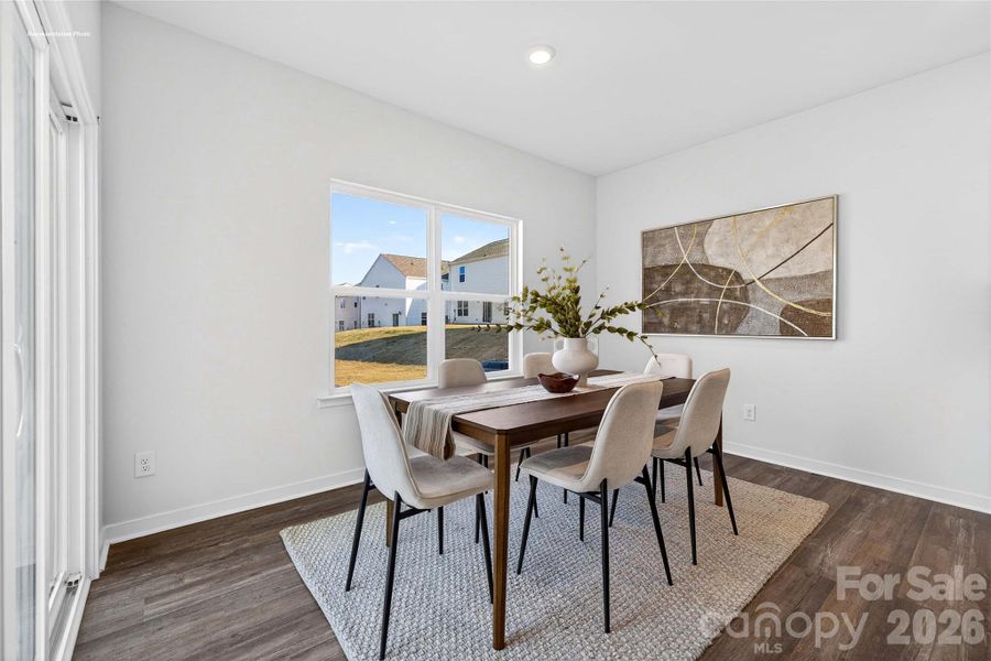Furnished interior view inside a new home in Brinkley Ridge, Kings Mountain (Image 13).
