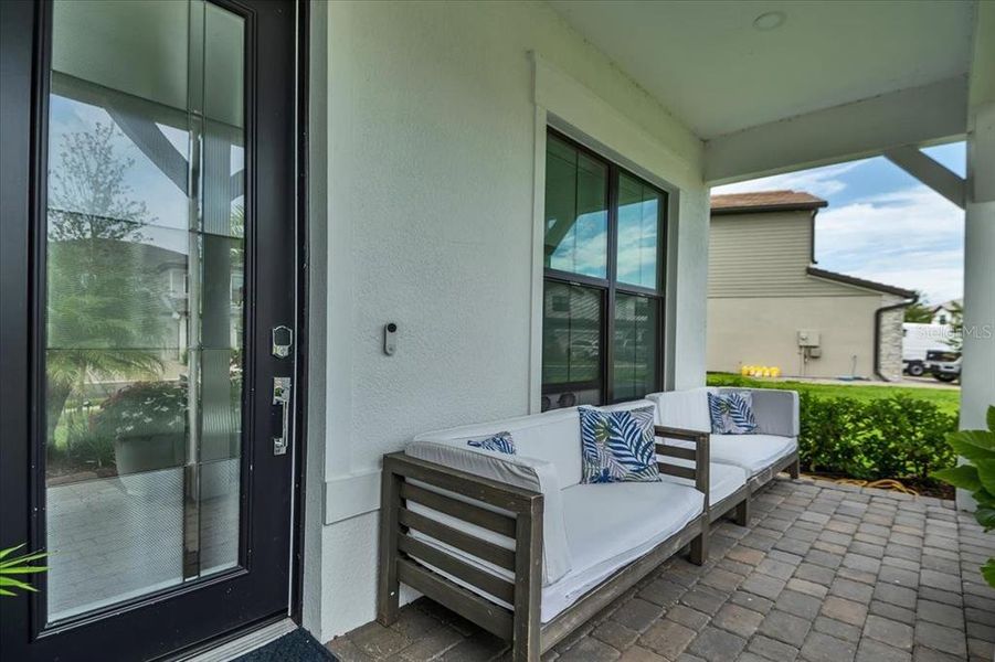 Exterior details and patio area of a home in , Lakewood Ranch (Image 3). Exterior details and patio area of a home in , Lakewood Ranch (Image 3).