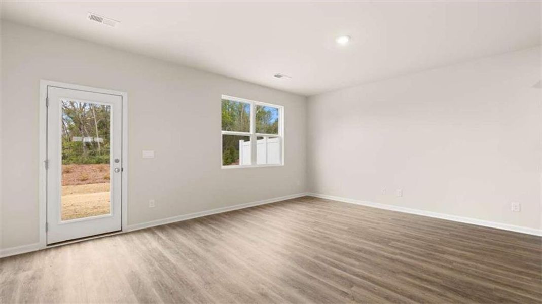 Spacious, unfurnished interior of a new home in The Gables at Agricultural Village, Perry (Image 24).