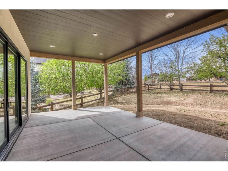 Exterior details and patio area of a home in , Loveland (Image 4).