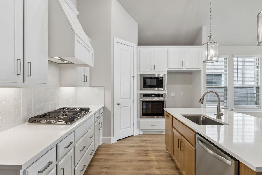 Furnished interior view inside a new home in Painted Tree Woodland West, McKinney (Image 9).