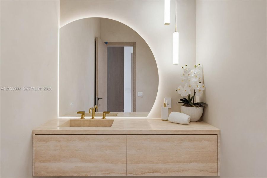 Close-up of interior finishes inside a home in , Miami (Image 20).