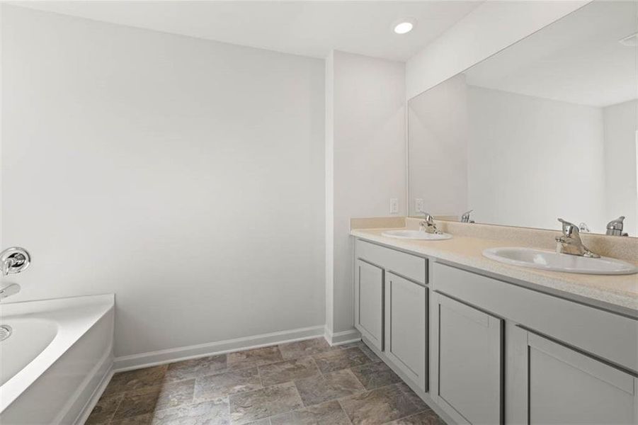 Furnished interior view inside a new home in Shoal Creek, Hampton (Image 4).