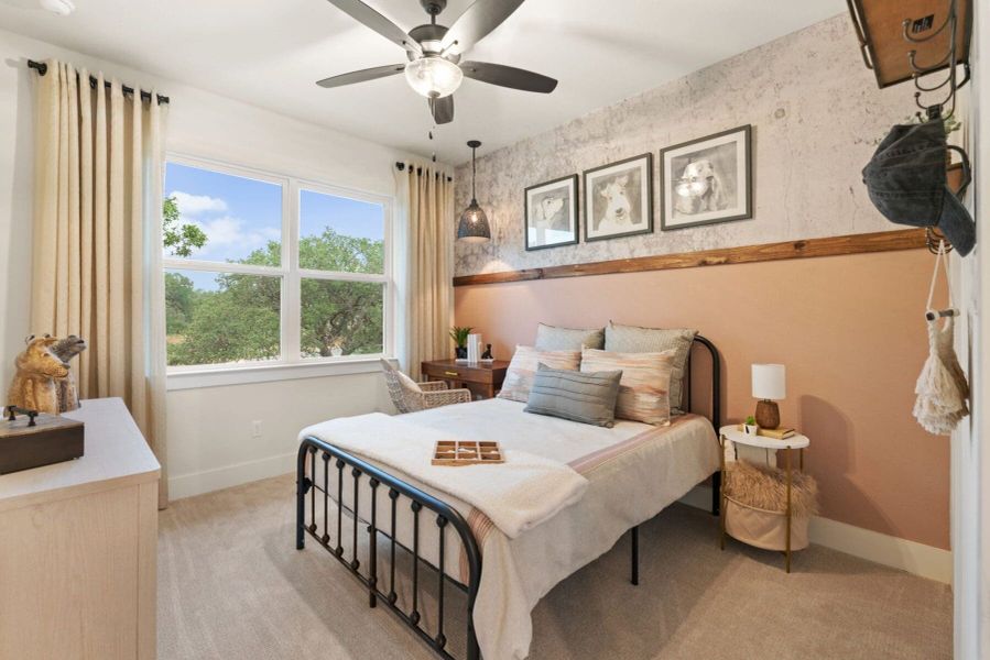 Furnished interior view inside a new home in Parmer Ranch Cottages, Georgetown (Image 23). Furnished interior view inside a new home in Parmer Ranch Cottages, Georgetown (Image 23).