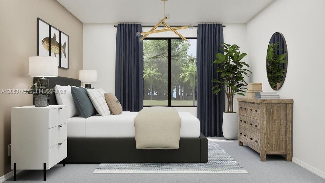 Furnished interior view inside a new home in Solterra, Sunrise (Image 14).