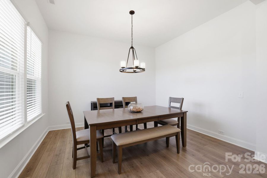 Furnished interior view inside a new home in Estates at Sugar Creek, Indian Land (Image 17).