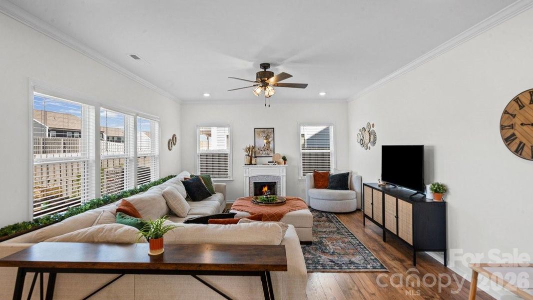 Furnished interior view inside a new home in , Statesville (Image 12).