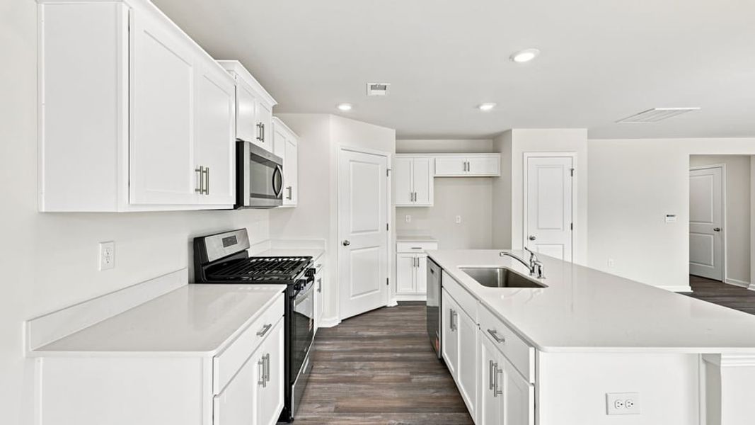 Furnished interior view inside a new home in Tyger Pines, Moore (Image 8).