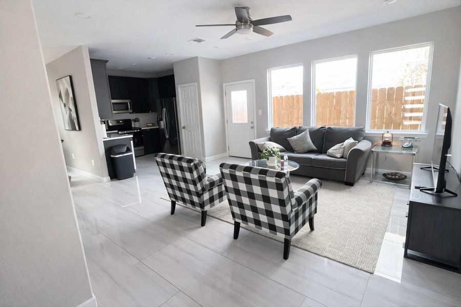 Furnished interior view inside a new home in , Houston (Image 5).