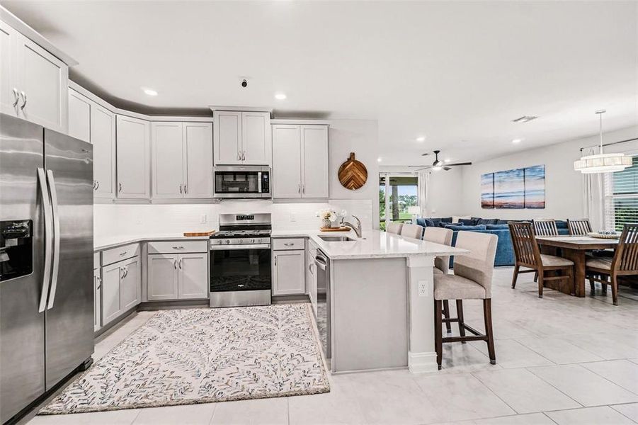 Furnished interior view inside a new home in , Punta Gorda (Image 8).