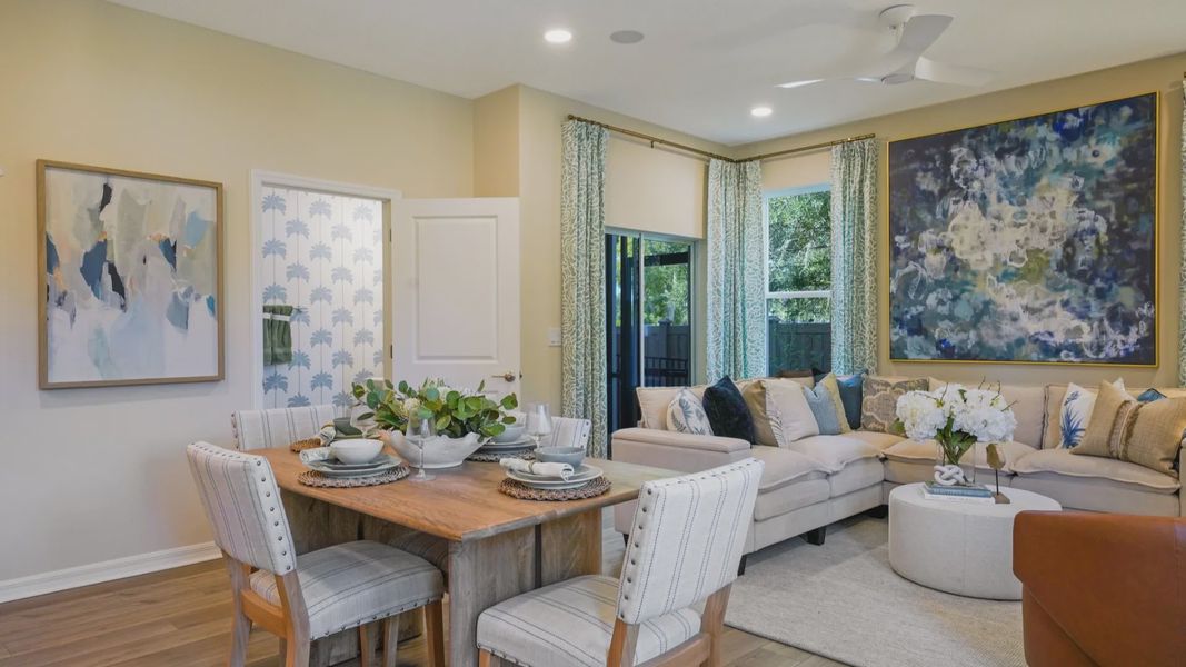 The Dining and Living Room