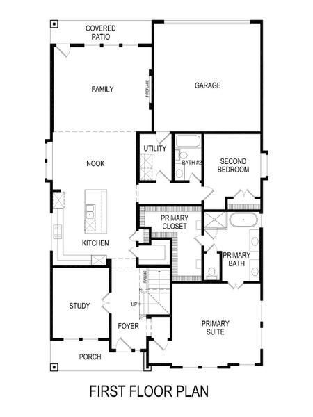 2D floor plan layout for the Overton R (w/Media) by First Texas Homes in Villages of Creekwood, Frisco, TX (Image 4). 2D floor plan layout for the Overton R (w/Media) by First Texas Homes in Villages of Creekwood, Frisco, TX (Image 4).
