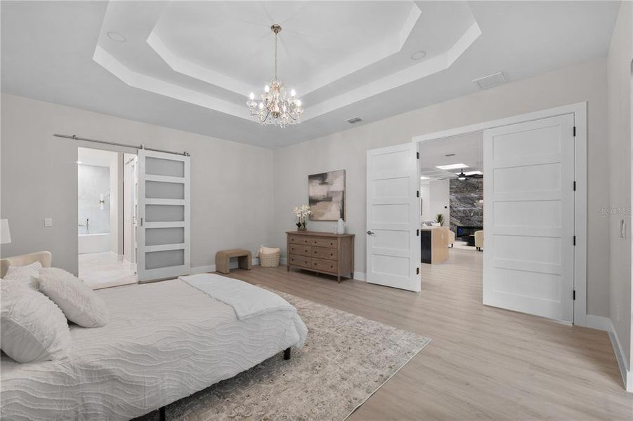 Furnished interior view inside a new home in , Brooksville (Image 29).