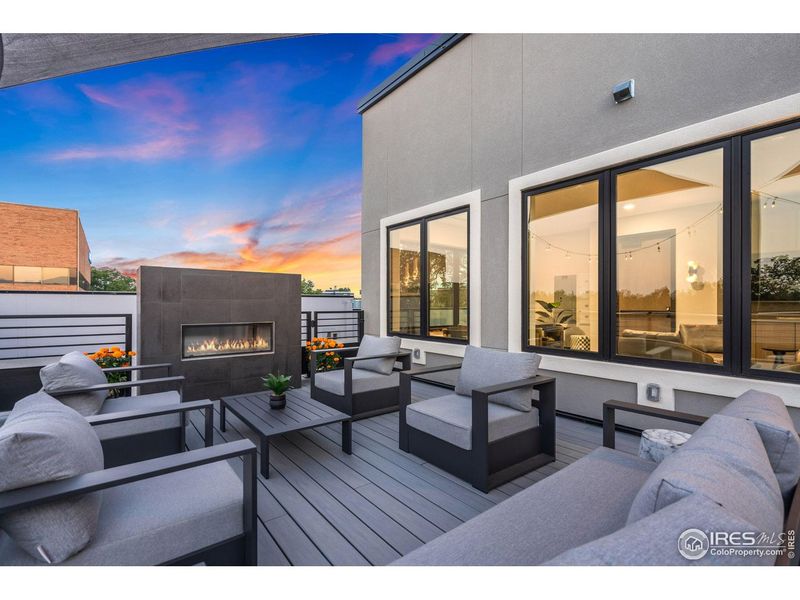 Exterior details and patio area of a home in , Loveland (Image 23).