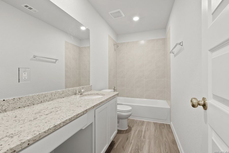 Furnished interior view inside a new home in Hunters Ranch, San Antonio (Image 5).