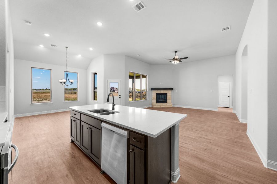 Furnished interior view inside a new home in Creekview Farms, Greenville (Image 9).