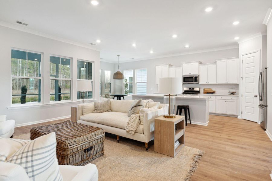 Furnished interior view inside a new home in , Summerville (Image 7).